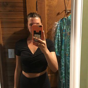 Brandy Melville Wrap Crop Top